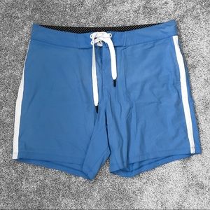 Men’s Lululemon blue swim trunks 38